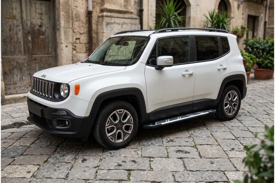 Jeep Renegade 2014- Side Steps Sunrise (2 pcs, Aluminum) Image