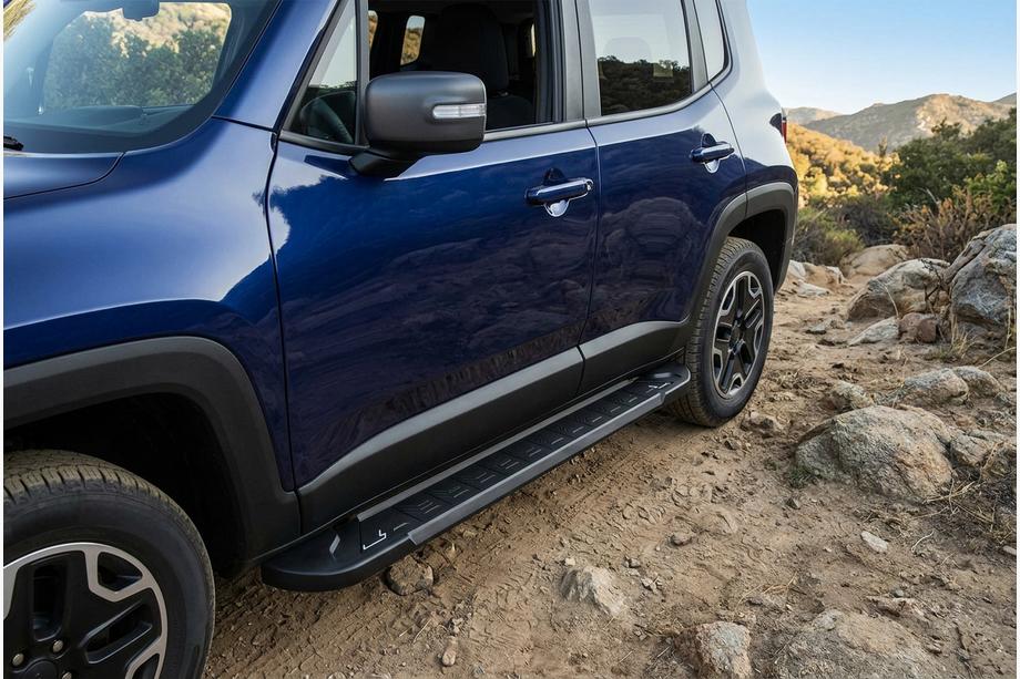 Jeep Renegade 2014- Side Steps RedLine Black (2 pcs, Aluminum) Image