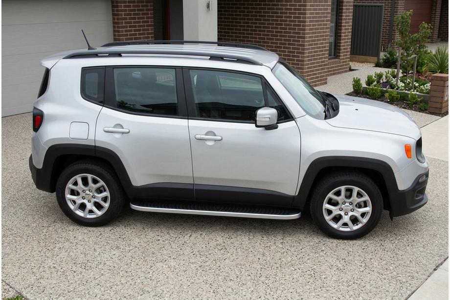 Jeep Renegade 2014- Side Steps Tayga Grey (2 pcs, Aluminum) Image