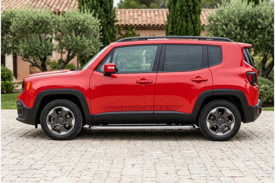 Jeep Renegade 2014- Side Steps Maydos V1 (2 pcs, Aluminum & Stainless Steel) Image