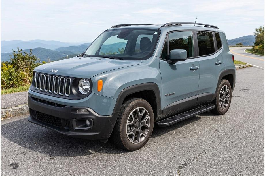 Jeep Renegade 2014- Side Steps Bosphorus Black (2 pcs, Aluminum) Image