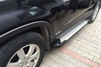 Kia Sorento II XM 2009-2014 Side Steps Allmond Grey (2 pcs, Aluminum) photo 3
