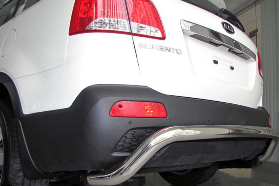Kia Sorento II XM 2009-2014 Rear Bar AK007 (Stainless Steel) Image