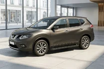 Nissan X-trail T32/Rogue 2014-2021 Side Steps Allmond Black (2 pcs, Aluminum) photo 1