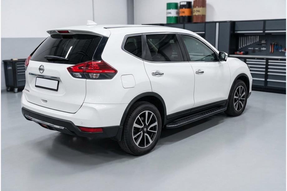 Nissan X-trail T32/Rogue 2014-2021 Side Steps Bosphorus Black (2 pcs, Aluminum) Image