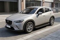 Mazda CX-3 2015- Side Steps Allmond Black (2 pcs, Aluminum) photo 1