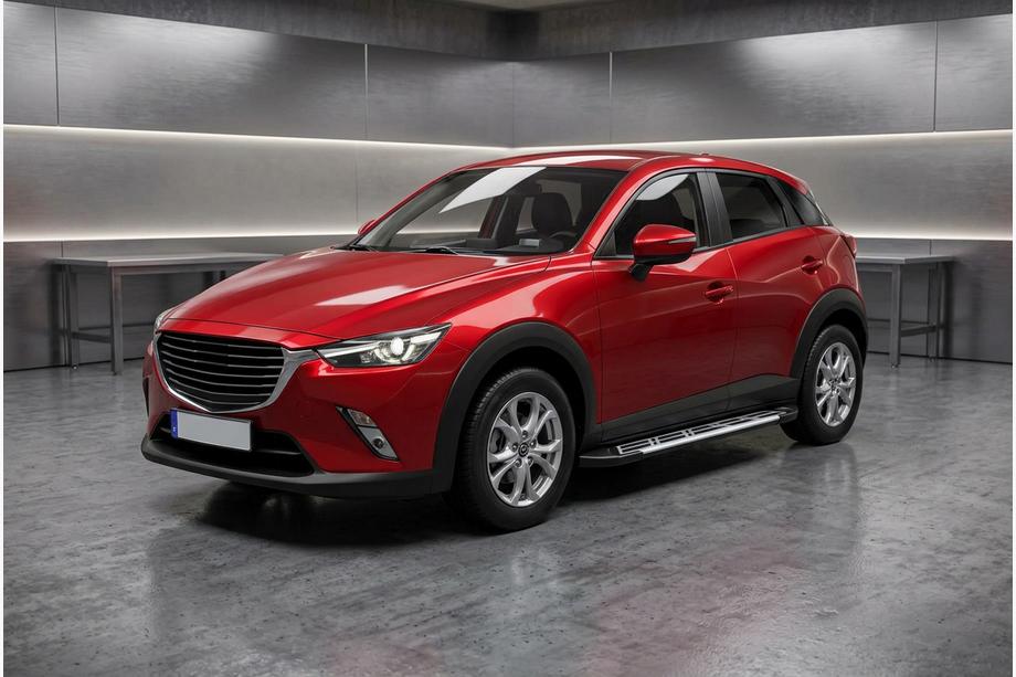 Mazda CX-3 2015- Side Steps Sunrise (2 pcs, Aluminum) Image