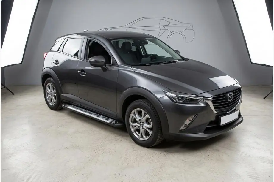 Mazda CX-3 2015- Side Steps Line (2 pcs, Aluminum) Image