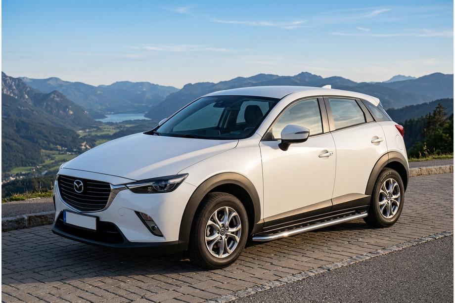Mazda CX-3 2015- Side Steps Maydos V1 (2 pcs, Aluminum & Stainless Steel) Image