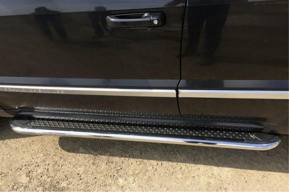 Mercedes GLK class X204 2008-2015 Side Steps Maydos V2 (2 pcs, stainless steel) Image
