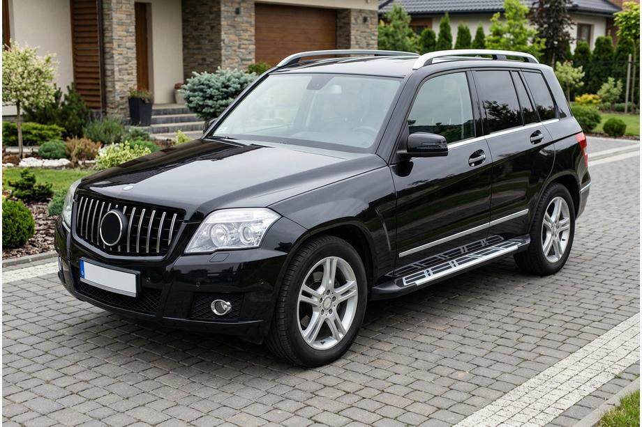 Mercedes GLK class X204 2008-2015 Side Steps Sunrise (2 pcs, Aluminum) Image