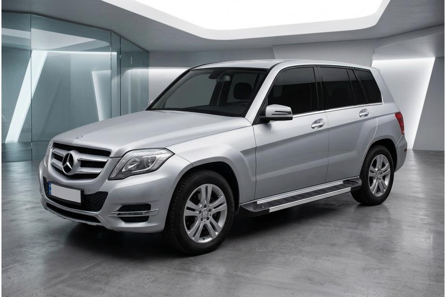 Mercedes GLK class X204 2008-2015 Side Steps RedLine V1 (2 pcs, Aluminum) Image