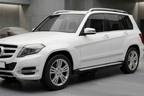 Mercedes GLK class X204 2008-2015 Side Steps Line (2 pcs, Aluminum) photo 1