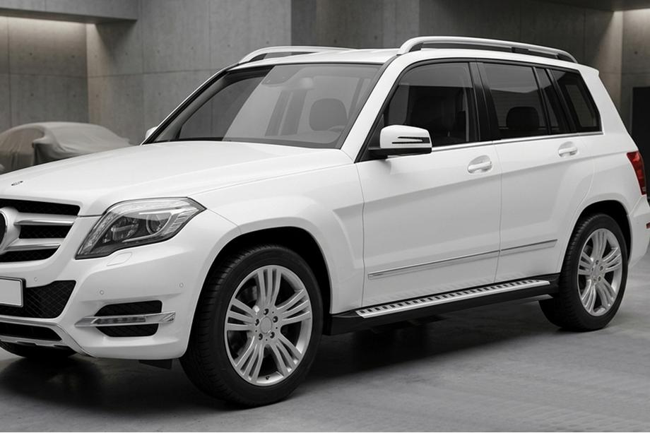 Mercedes GLK class X204 2008-2015 Side Steps Line (2 pcs, Aluminum) Image