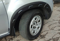 Dacia Duster 2008-2018 Fender flares with lips (8 pcs, plastic) photo 11