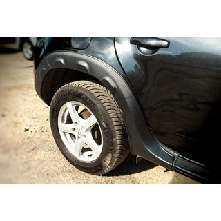 Fender flares with lips (8 pcs, plastic) photo 1