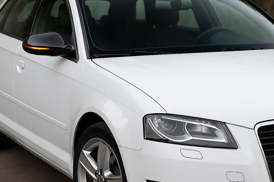 Audi A5 2007-2015 Mirror Covers (2 pcs, Carbon) Image
