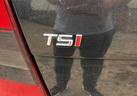 Volkswagen Scirocco 2008-2017 TSI emblem (OEM style) TS Chrome, I Red photo 1