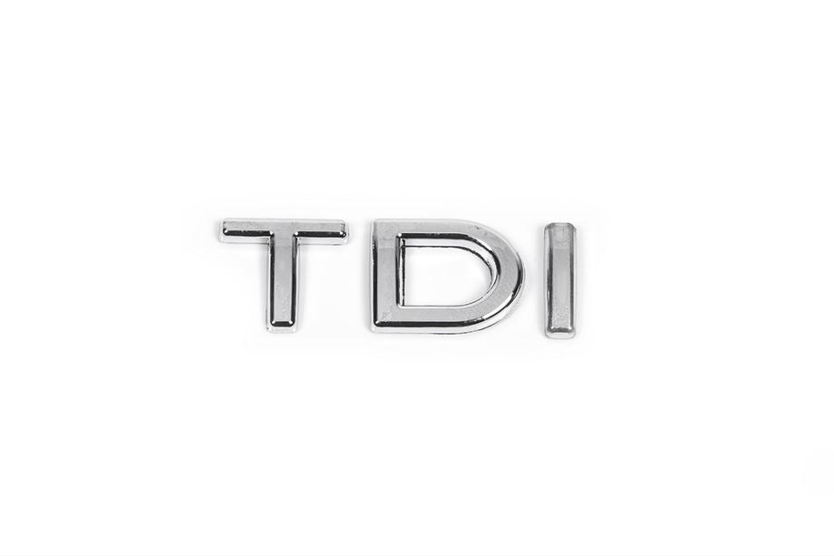 Volkswagen Jetta 2006-2011 TDI Badge (OEM style) All Chrome Image