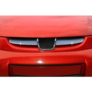 Chrome Grille Covers 2004-2008 (2 pcs, Stainless Steel) Peugeot Partner 1996-2008 photo 1