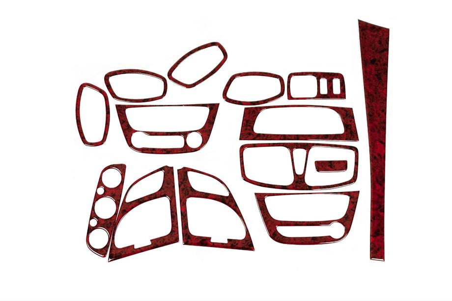 Renault Fluence 2009-2016 Dashboard Trim Covers Aluminum Image