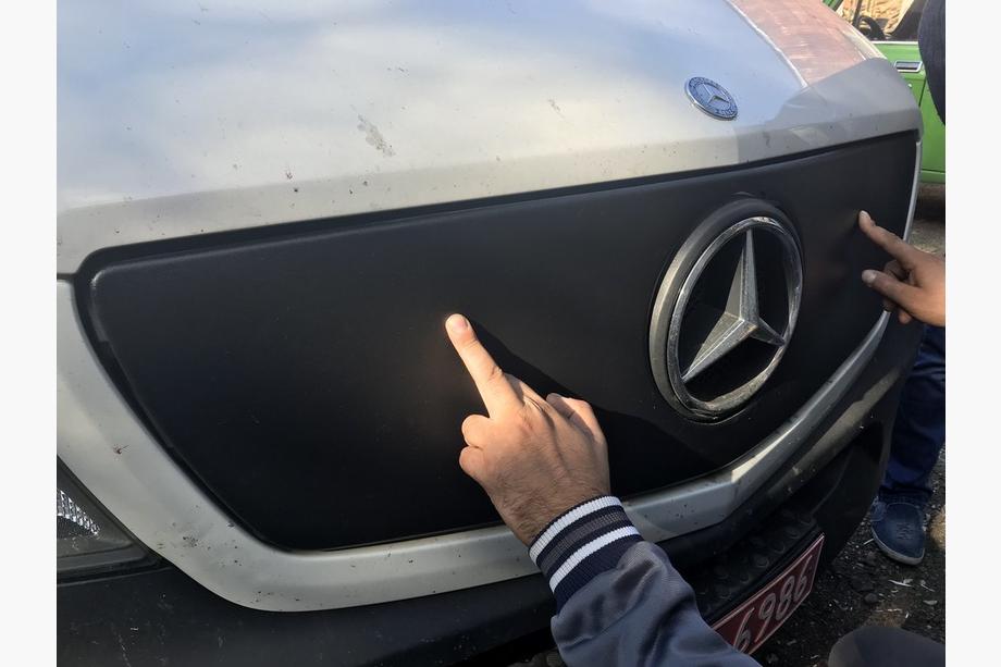Mercedes Sprinter W906 2006–2018 Winter grille cover V1 (2013↗) Matte Photo 8