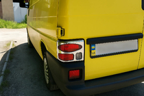 Volkswagen T4 Transporter 1990-2003 Tail Light Covers (2 pcs, Stainless Steel) OmsaLine - Italian Stainless Steel photo 5