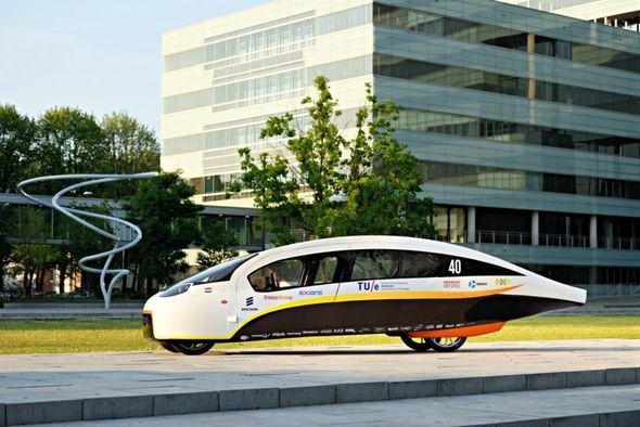 Students of the Netherlands invented an unusual electric car