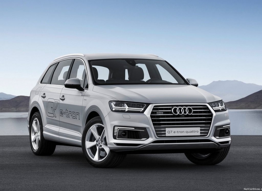 Overview hybrid Audi Q7 e-Tron with diesel engine