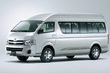 Overview of minibus Toyota Hiace photo 1