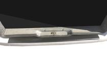 Mercedes Vito W639 2004-2014 Rear bumper protector with lip (DDU, plastic) Matte photo 1