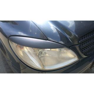 Headlight eyebrows straight (2004-2010, 2 pcs, plastic) Mercedes Vito W639 2004-2014 photo 4