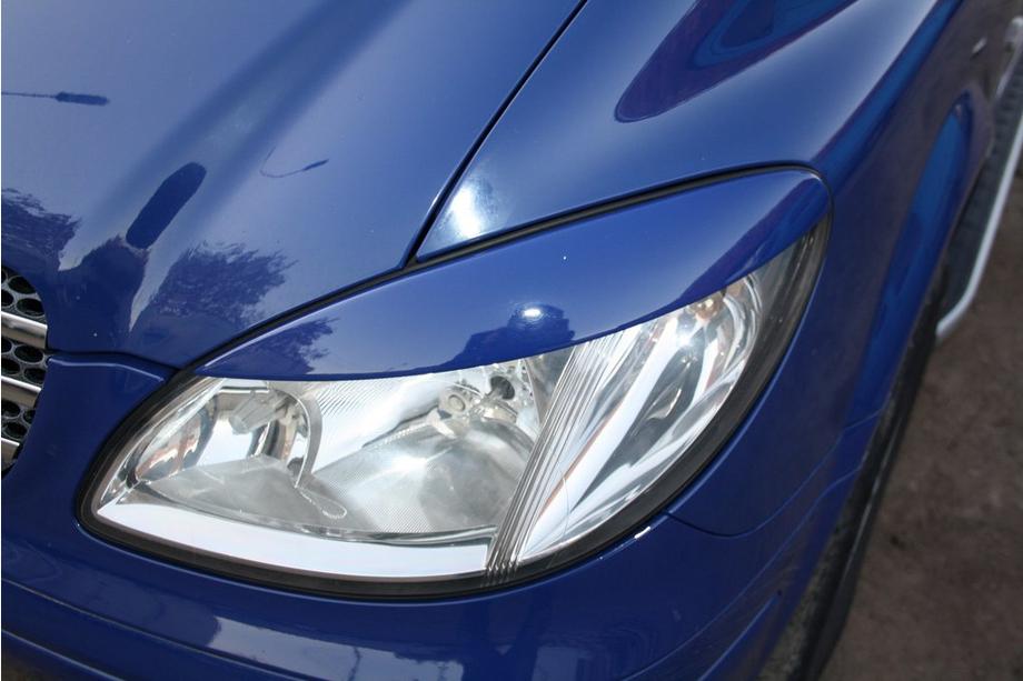 Mercedes Vito W639 2004-2014 Headlight eyebrows straight (2004-2010, 2 pcs, plastic) Photo 5