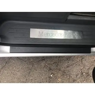 Door sill protectors DDU matte (2pcs, plastic) photo 2
