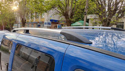 Fiat Doblo I 2005-2010 Chrome Roof Rails Maxi Base, Plastic Feet photo 2