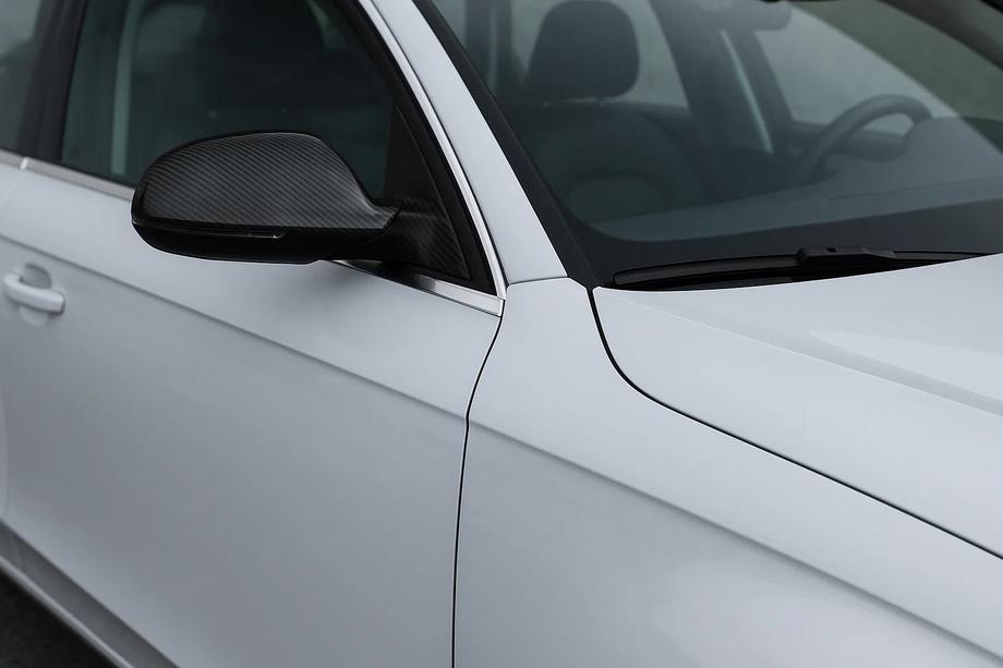Audi A4 B8 2007-2015 Mirror Covers 2010-2015 (2pcs, Real Carbon) Photo 2