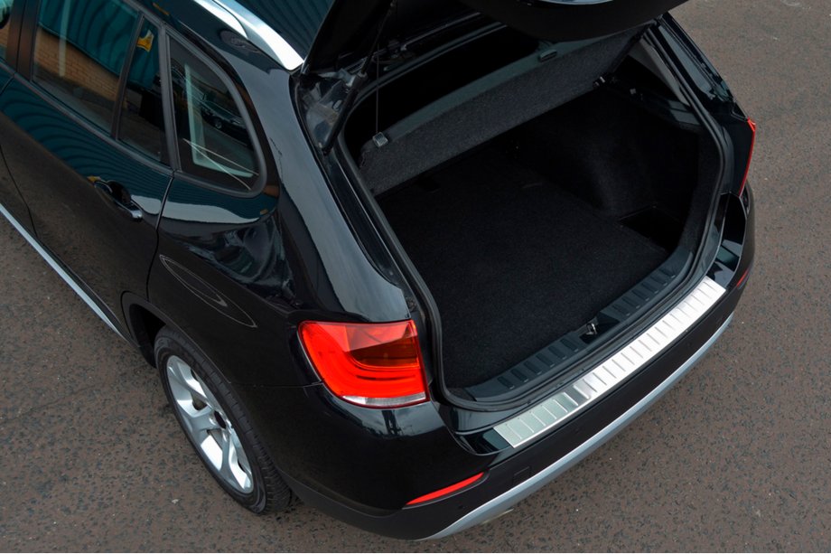 BMW X1 E84 2009-2015 Rear Bumper Protector OmsaLine Stainless Steel Image