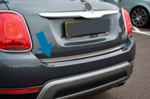 Fiat 500X 2014-2024 Trunk trim stainless steel photo 1