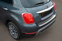 Fiat 500X 2014-2024 Rear Bumper Protector OmsaLine Stainless Steel photo 1
