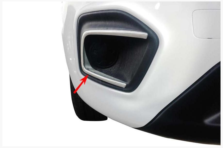 Fiat Fiorino/Qubo 2008-2024 Fog Light Covers 2016↗ (2 pcs, stainless steel) Image