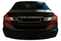 Honda Civic Sedan IX 2011-2016 Chrome trim above license plate (stainless steel) photo 1