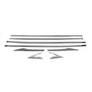 Lower window trim (8 pcs) Honda Civic Sedan X 2016-2021 photo 3