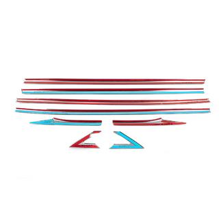 Lower window trim (8 pcs) Honda Civic Sedan X 2016-2021 photo 4