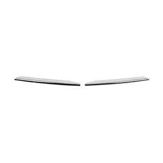 Fog Light Covers OmsaLine (2 pcs, Stainless Steel) Honda Civic Sedan X 2016-2021 photo 2
