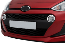 Hyundai I-10 2017-2020 Trim for position lights (2 pcs, stainless steel) photo 3