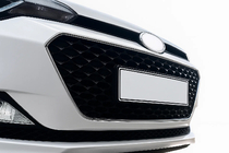 Hyundai I-20 2014-2020 Grille Trim 2014-2018 (2 pcs, stainless steel) photo 1
