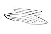 Hyundai Tucson TL 2016-2021 Full window trim set (14 pcs, stainless steel) photo 3