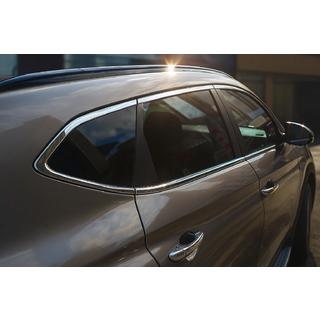 Full window trim set (14 pcs, stainless steel) photo 1