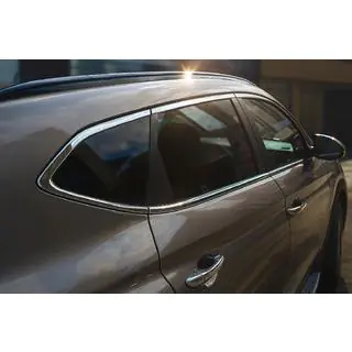 Full window trim set (14 pcs, stainless steel) photo 1
