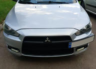Mitsubishi Lancer X 2008- License Plate Holder (Plastic) photo 4